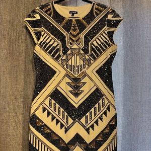 Express - size large - sequin sparkle detailed - short party dress